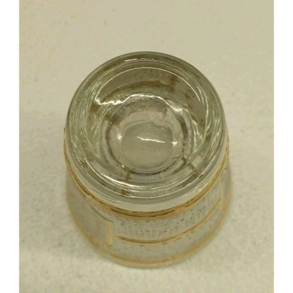 Vintage Culver Las Vegas Shot Glass 22k Gold Foil USA Textured Barware
